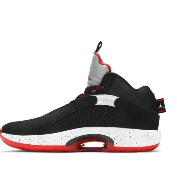 2021 Nike Air Jordan 35 'Bred' Black/Fire Red/Reflect silver - Picture 2 of 4